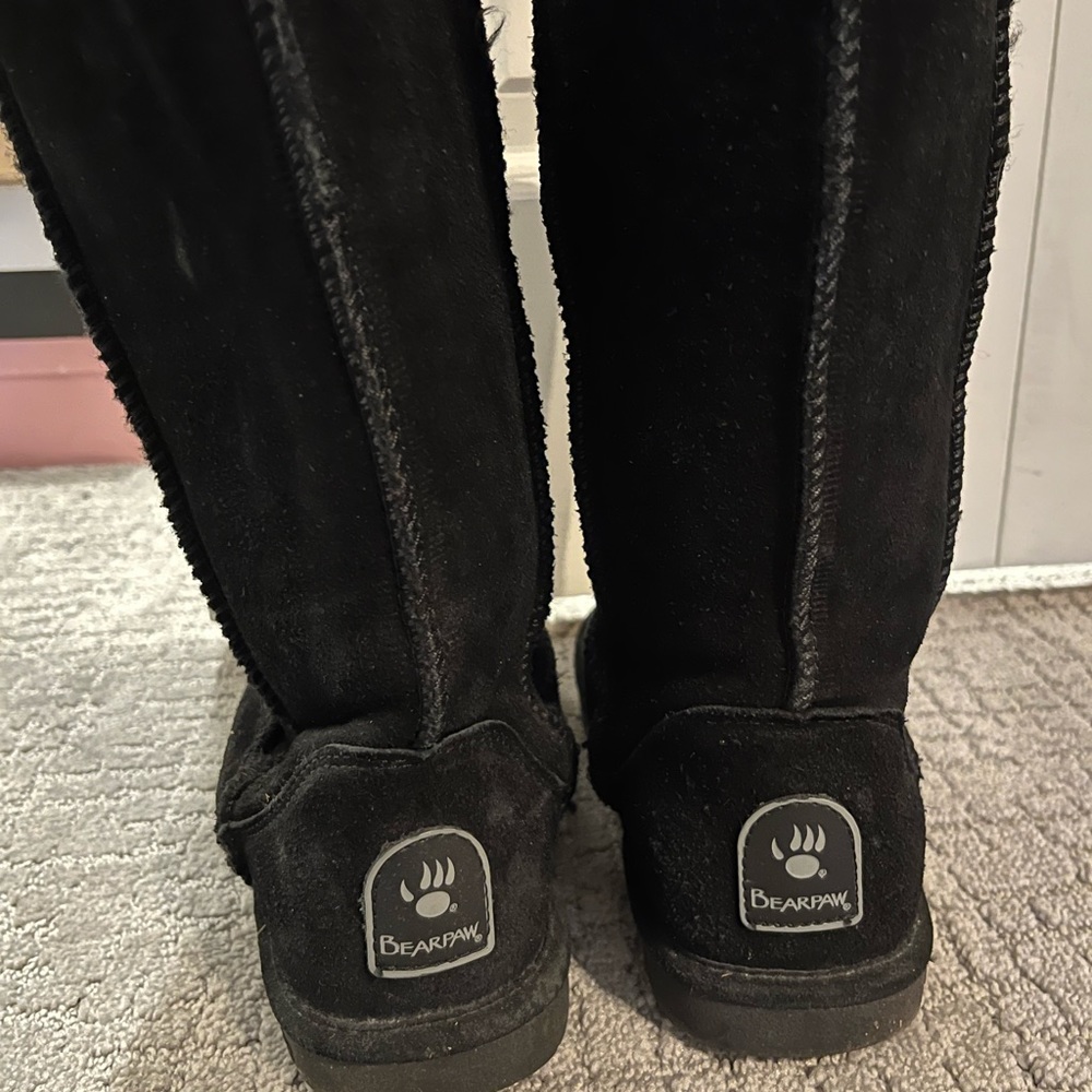 Bearpaw tall boots.
